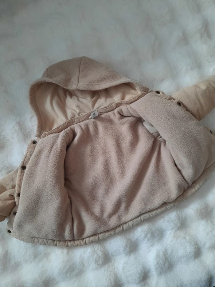 Manteau beige 86 cm - photo numéro 3