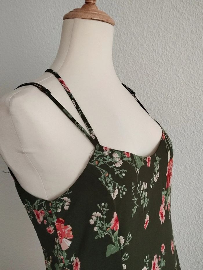 Robe longue été glamour - robe fines bretelles - robe dos nu - photo numéro 4