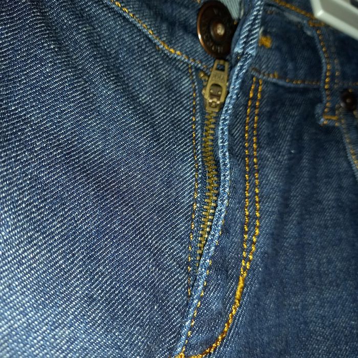 Bermuda / Pantacourt / short longueur genoux en jean Bleu brut by Morgan état neuf taille 36 - photo numéro 3