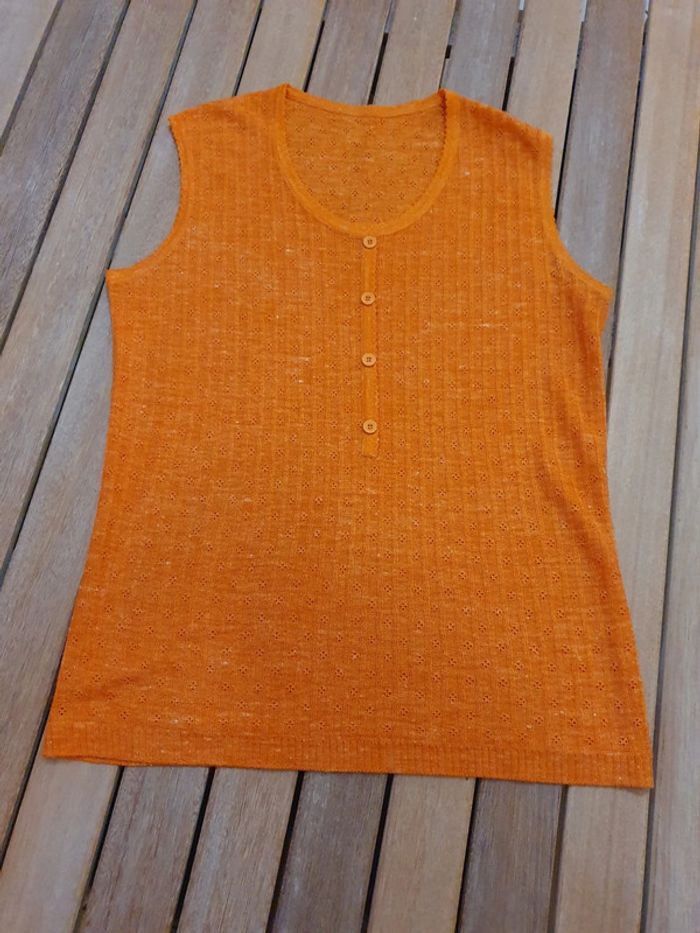 Tee-shirt sans manche femme T 38/40