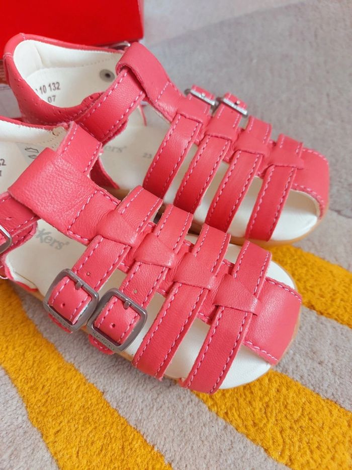Sandales Kickers Bigfor rose 23 neuves - photo numéro 5