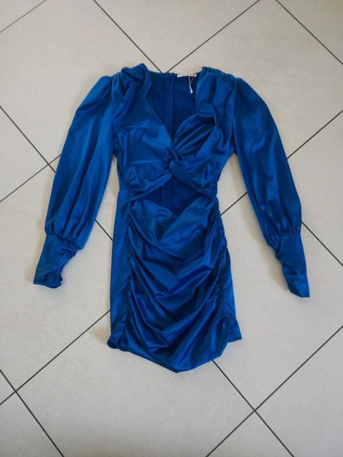 Robe soirée bleu taille S