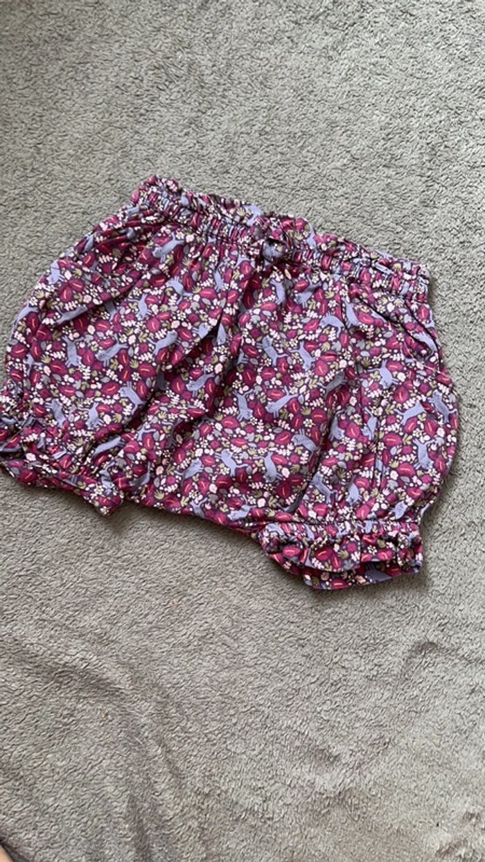 Short bouffant motif chat du pareil au même taille 12 mois