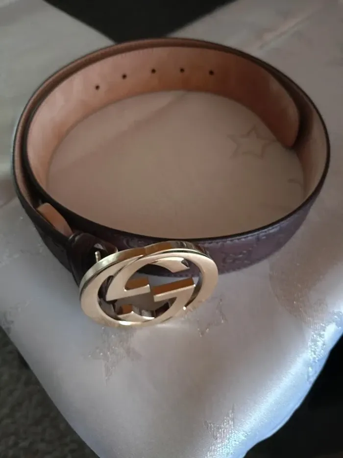 Zeer mooie bruine Gucci riem nooit gedragen! - photo numéro 5