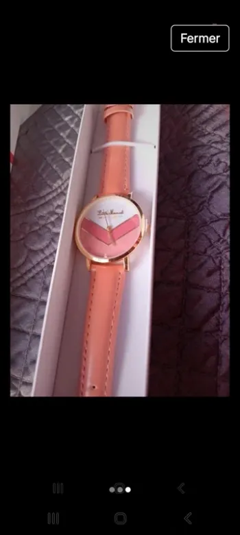 Montre littéraire Marcel marché parfaitement