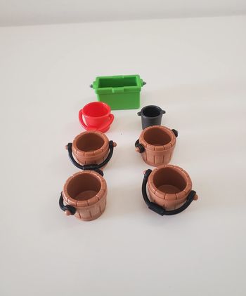 Playmobil outils de chantier Lot de 7 seaux de chantier très bon état