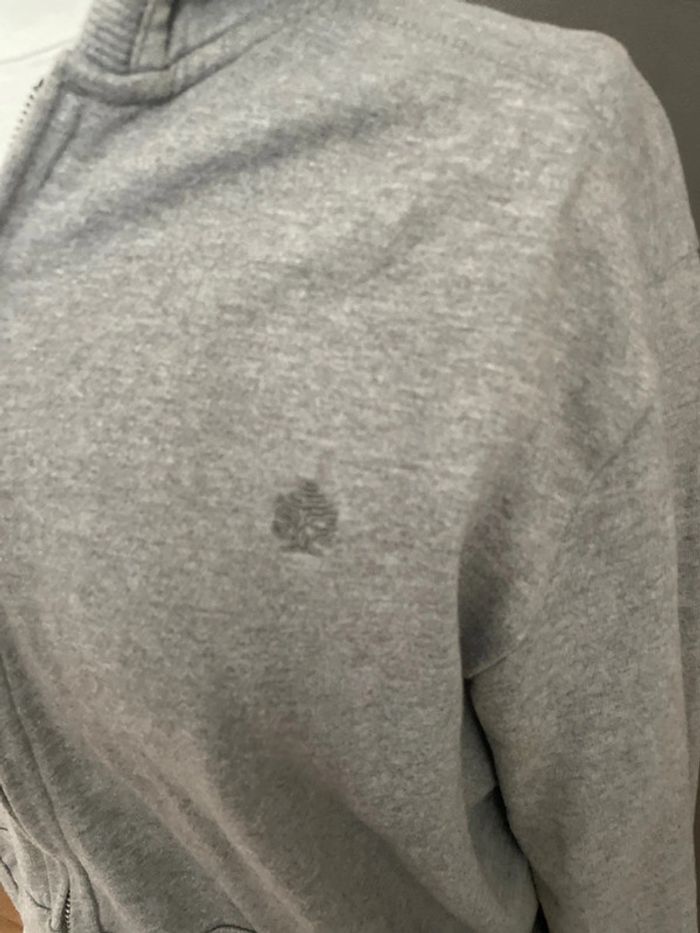 Gilet à capuche gris - photo numéro 2