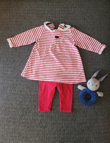 Ensemble robe fille Obaibi 6 mois