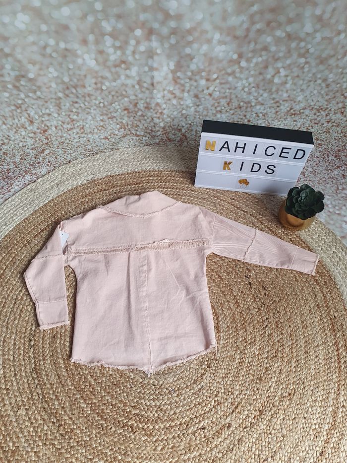 Veste en jean rose - photo numéro 2