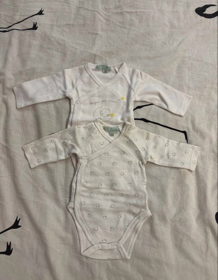 2 bodies manches longues 1M 54cm