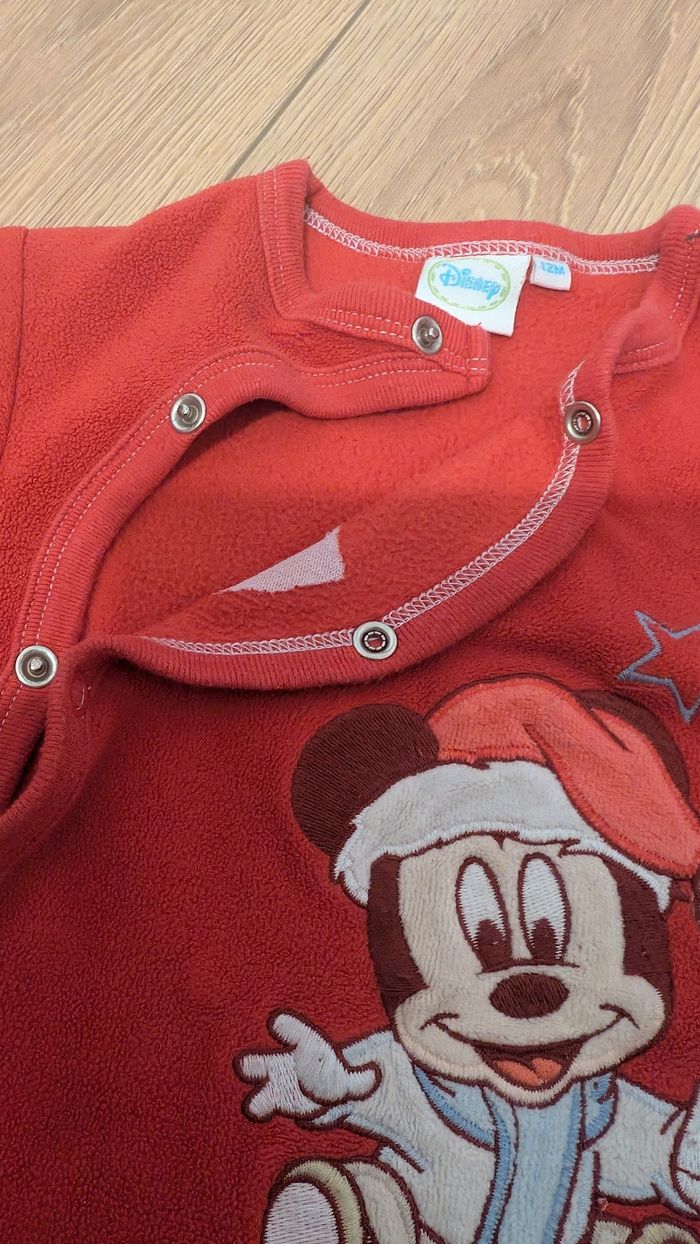 Pyjama chaud Mickey Noël. - photo numéro 4