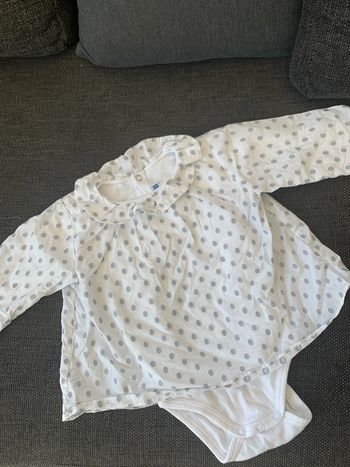 Body - blouse Jacadi - 12 mois en très bon état