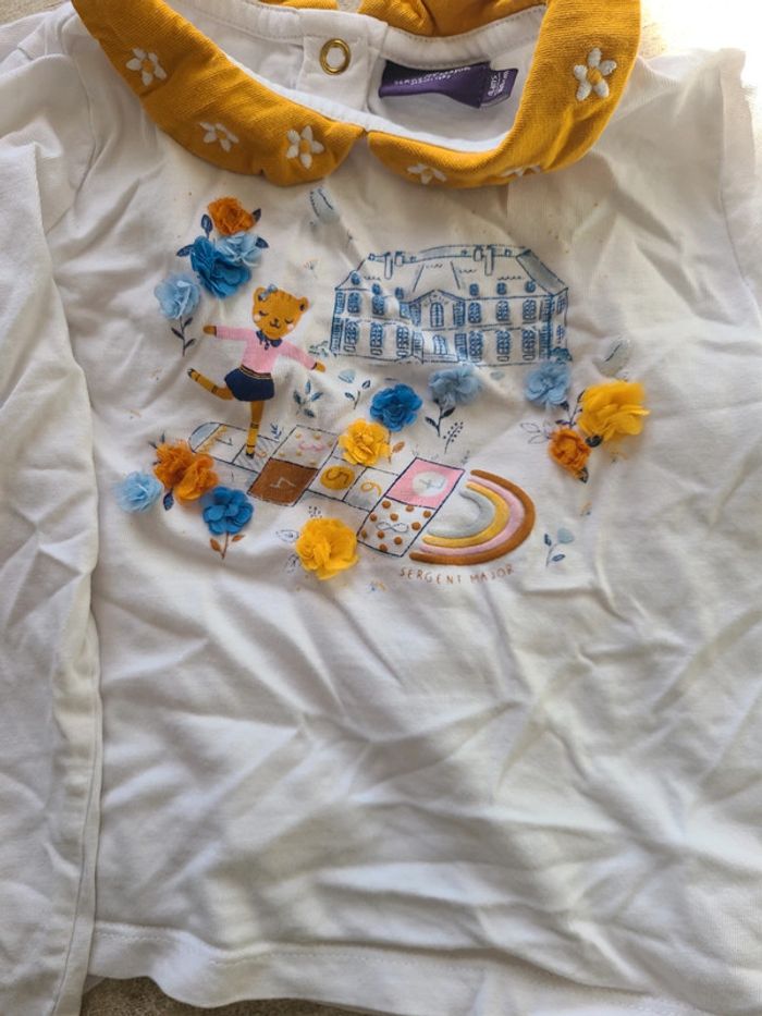 Lot de 2 tee-shirt manches longues. Sergent Major. 4 ans. - photo numéro 3