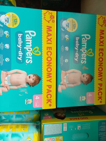 2 maxi economy pack pampers taille 4