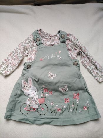 Salopette robe avec t-shirt