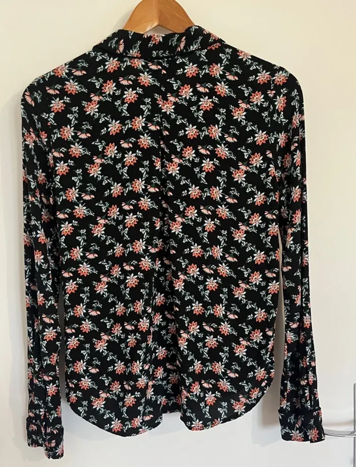 Chemisier fleurie Promod - taille XS - photo numéro 4