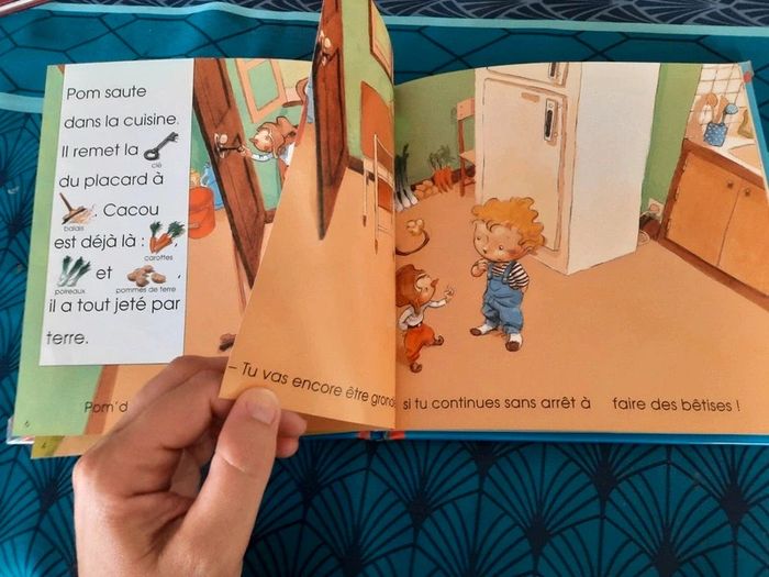 Livre a volets Pom' de Pin, Les clés de Cacou  Pic mot - photo numéro 4