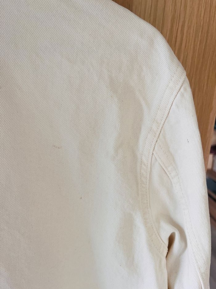 Veste en jean beige Homme Celio taille S - photo numéro 5