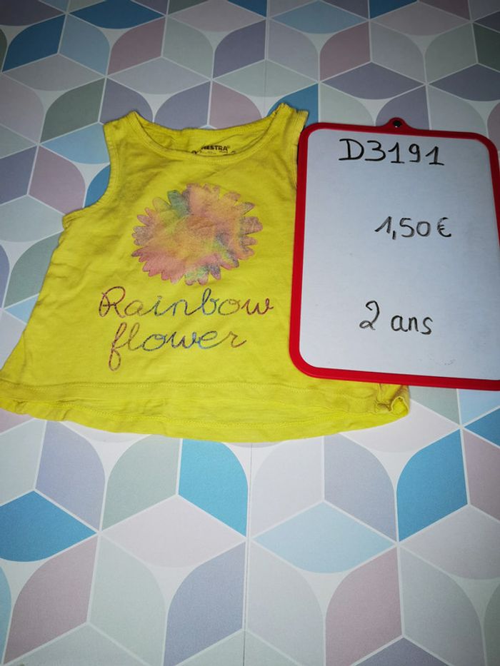 D3191 - débardeur fille 2 ans - photo numéro 3