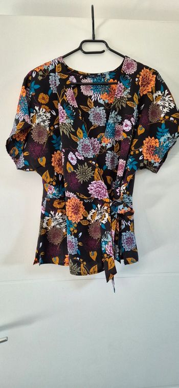 Cache cœur kiabi à fleurs