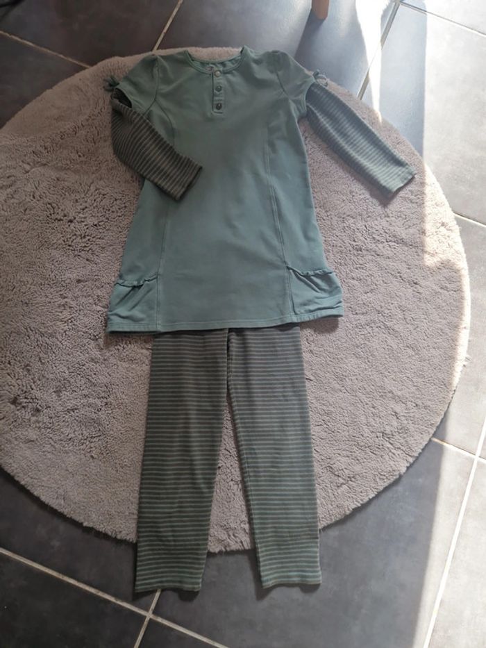 Ensemble leggings et tunique Vert Baudet 5 ans