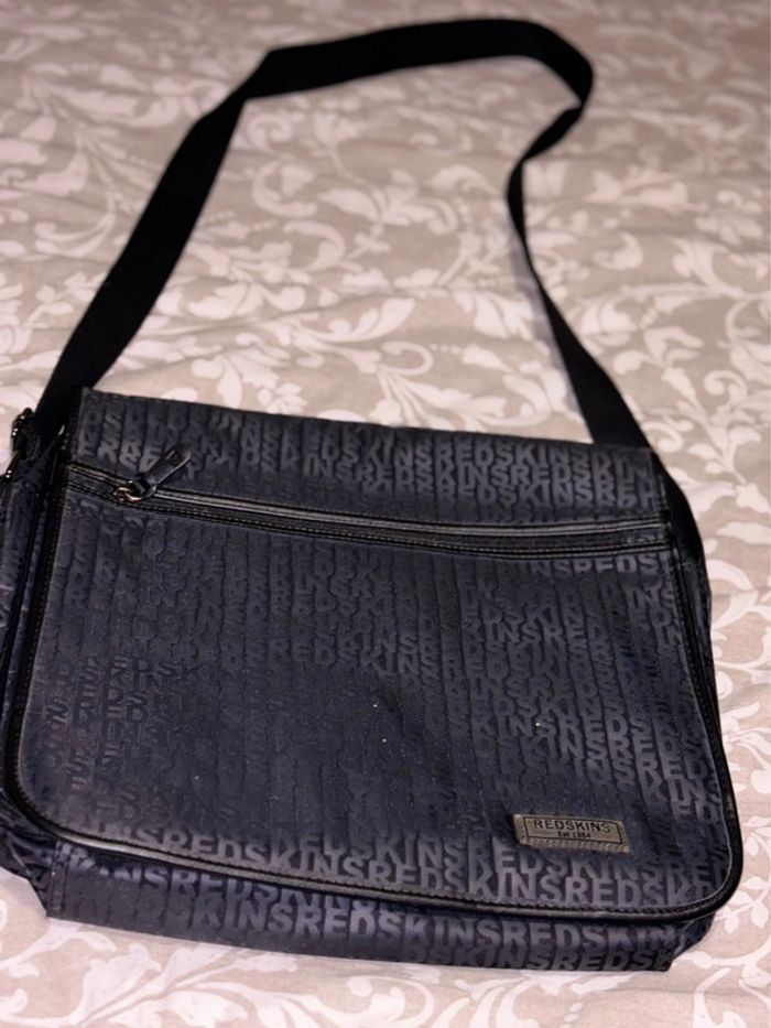 Sac besace redskins neuf noir - photo numéro 12
