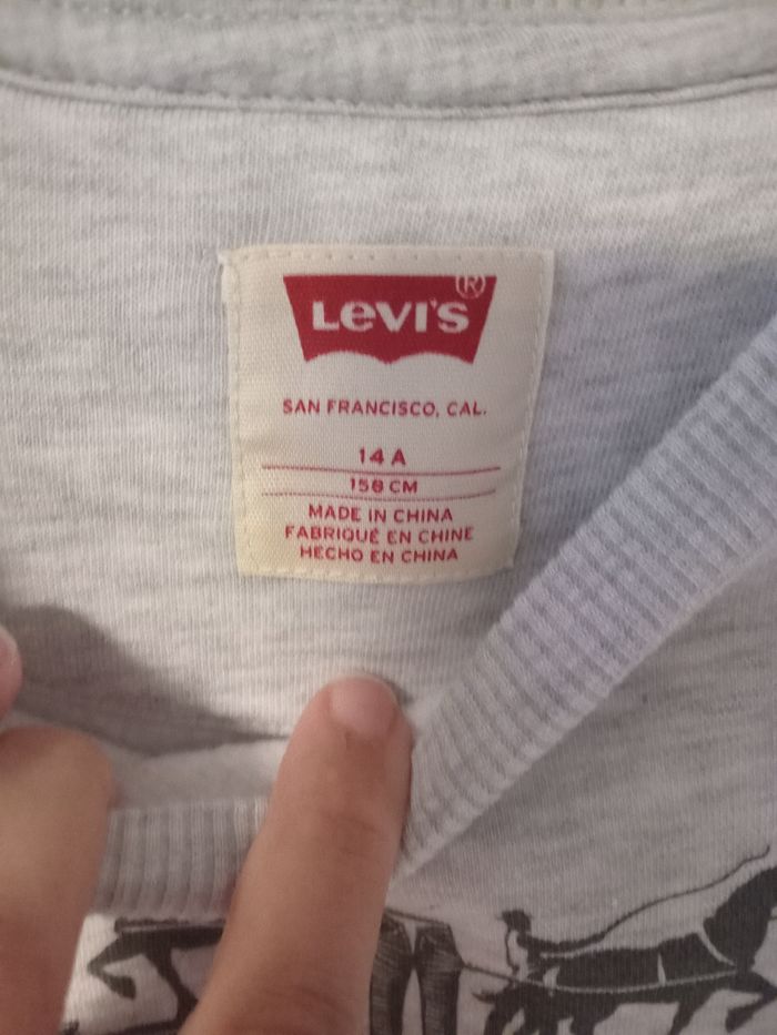 Robe pull molletonné taille 14ans Levi's tbe - photo numéro 7