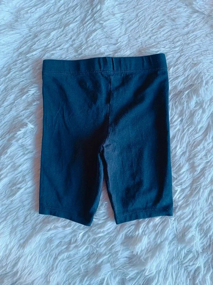 1€ Short cycliste - Legging court bleu marine T. 12 mois Orchestra - photo numéro 3