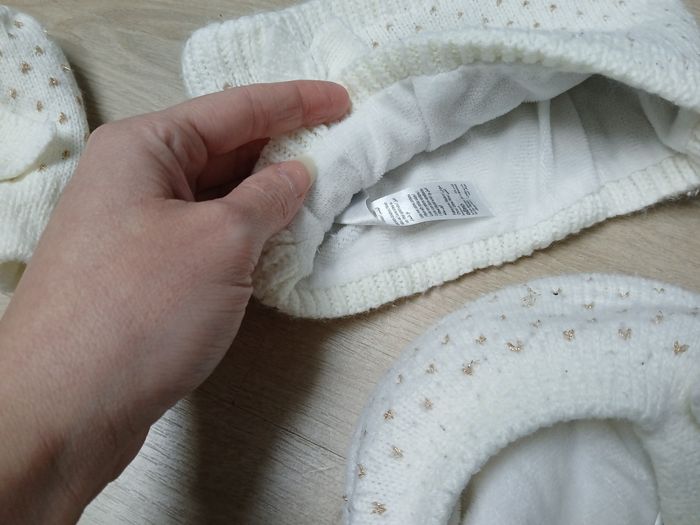 Ensemble bonnet tour de cou + moufle - photo numéro 9