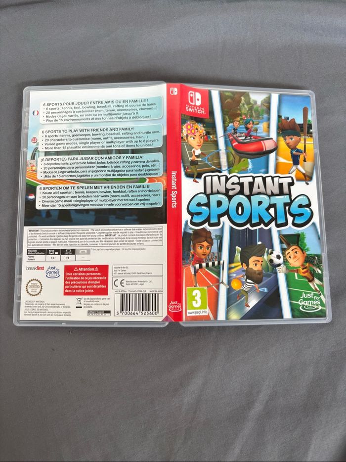 Instant sports switch