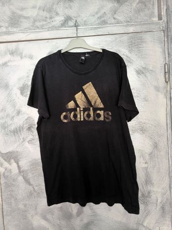 Tee shirt adidas noir et or taille M