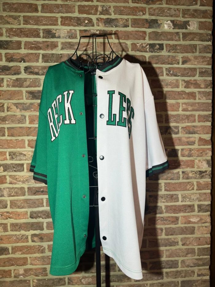 Chemise Style Baseball Reckless FSBN Taille L / 40 - photo numéro 18