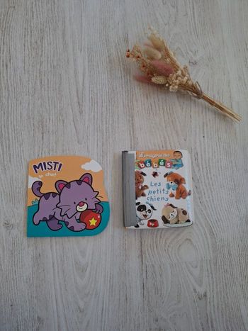 Livre bébé Misti le chat