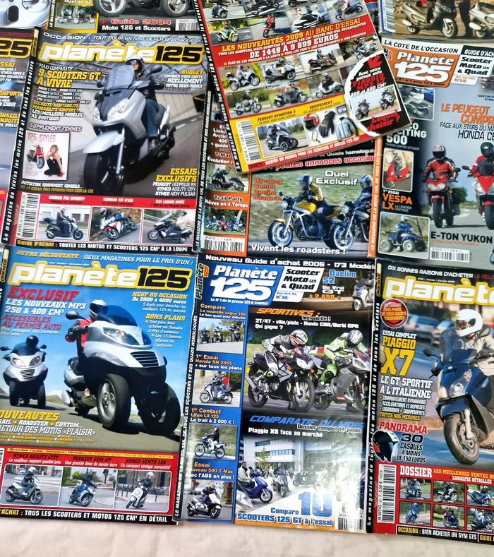 Lot de 16 revue / magazine moto  , planète 125 - photo numéro 6