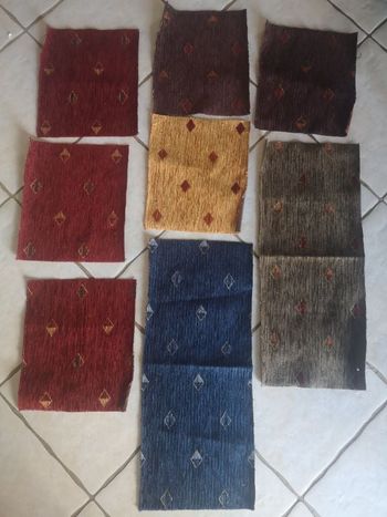 Échantillons tissu ameublement
