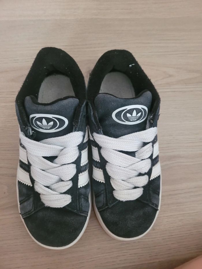 Baskets Adidas modèle Campus Noires - photo numéro 3