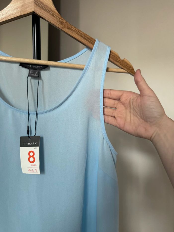 Top sans manches léger bleu 8 Primark - photo numéro 3