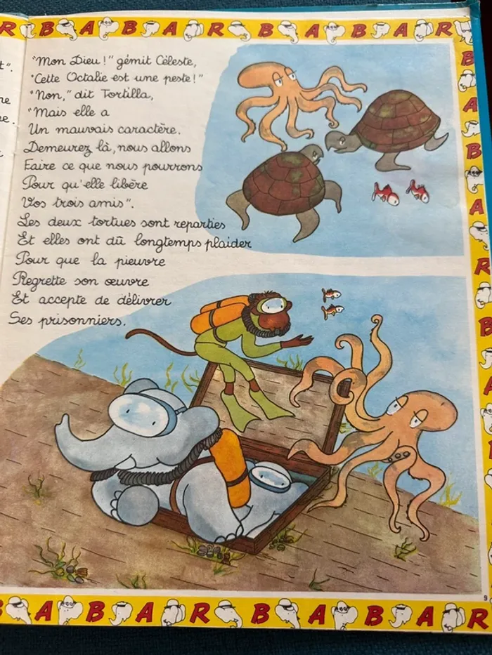 Recueil livre album ancien vintage Le Journal de Babar N1 numéro 1 bleu magazine - photo numéro 16