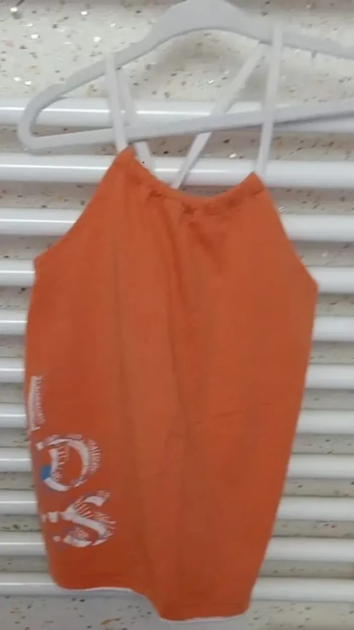 Débardeur orange Taille 8 ans - photo numéro 2