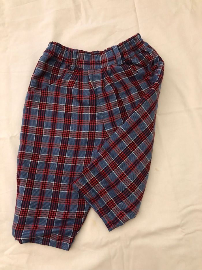Pantalon écossais à doublure - photo numéro 5