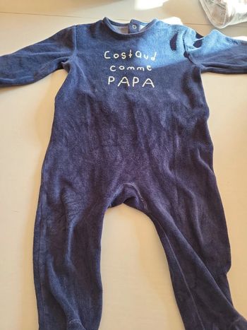 Pyjama velours 18 mois kiabi