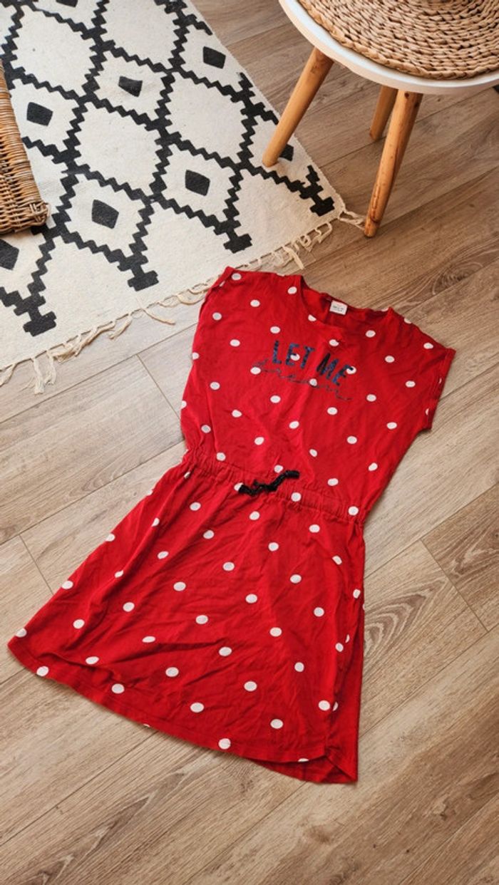 Robe à pois Tape à l'œil - taille 14 ans