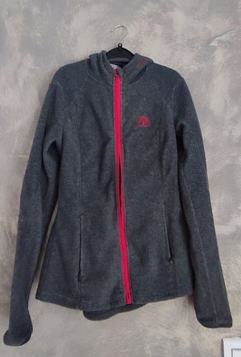 Gilet zippé polaire à capuche-col Fouganza XS