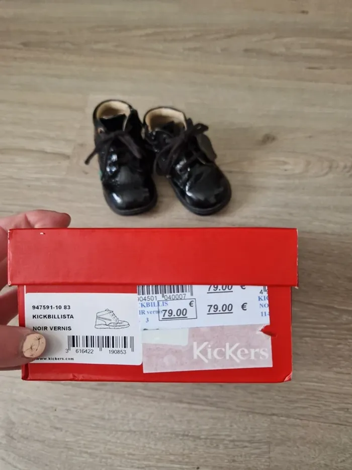 Kickers vernies taille 20 - photo numéro 4