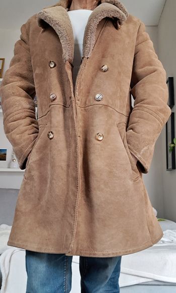 Manteau vintage mouton retourné