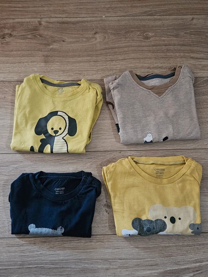 4 tee shirt manches.longues obaïbi