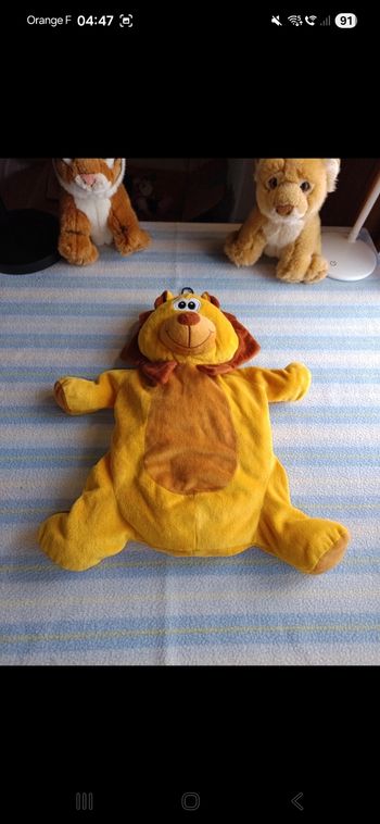 Peluche Lion pour bouillotte ou rangement