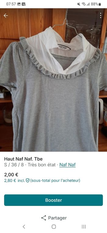 Haut Naf Naf. Tbe