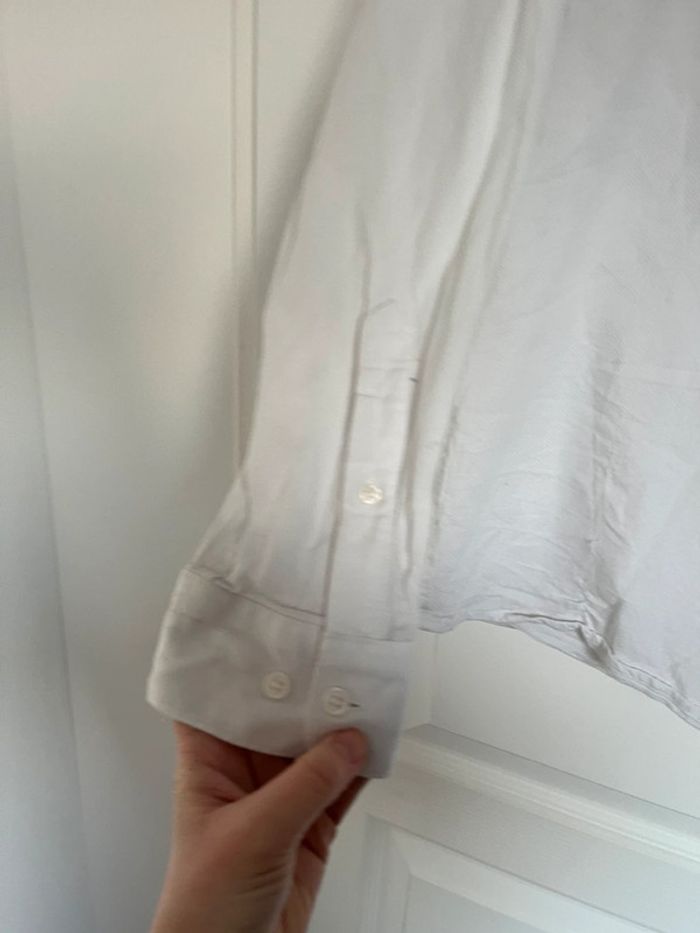 Chemise manches longues blanches homme Celio XL très bon état🤍 - photo numéro 2