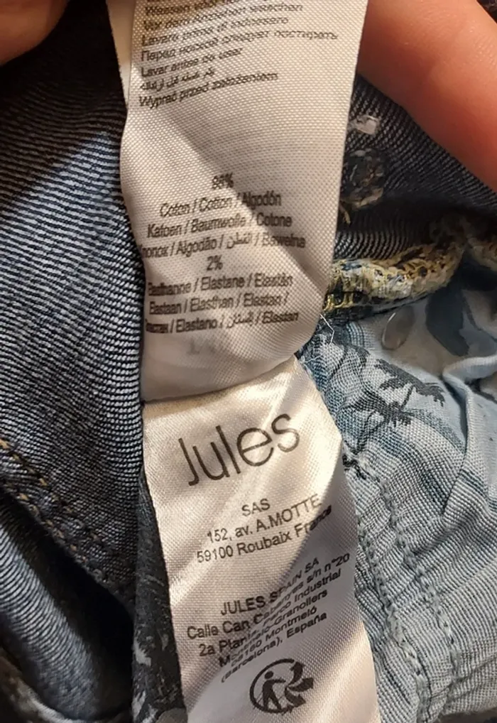 Short en jeans T.M - Jules - photo numéro 5